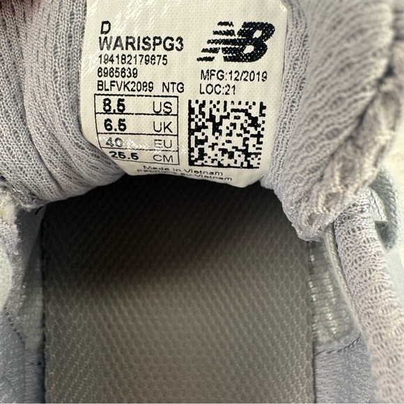 NEW BALANCE Women’s Fresh Foam Arishi v3 Gray Teal Sneakers Size 8.5 - Picture 10 of 10